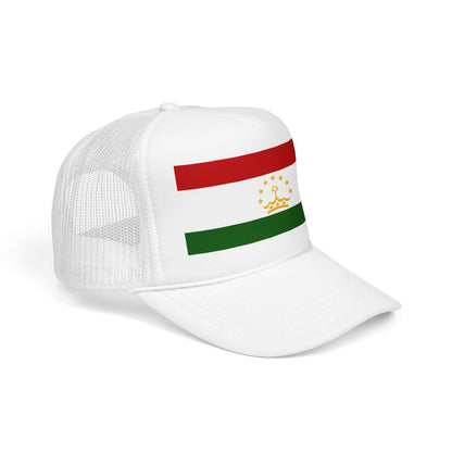 Tajikistan Flag Foam Trucker Hat | Rep Ya Flag design