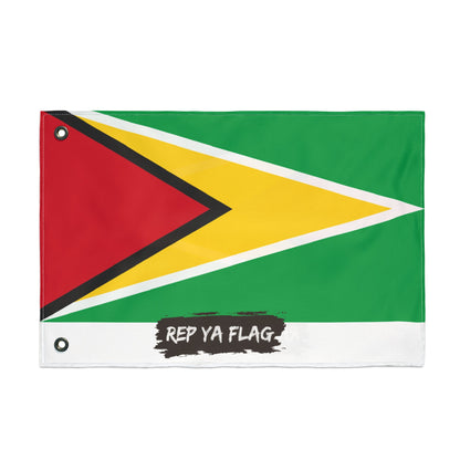 Guyana Flag Garden Banner | Double Sided Outdoor Flag | Rep Ya Flag