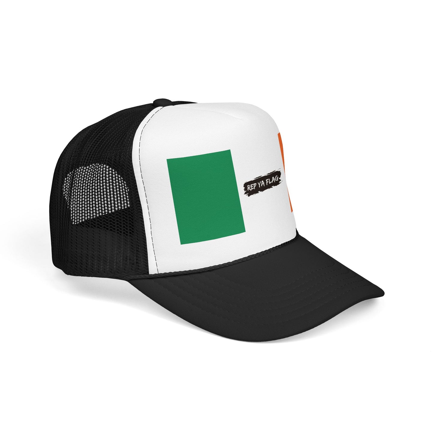 Ireland Flag Foam Trucker Hat | Irish Pride Snapback Cap | Rep Ya Flag