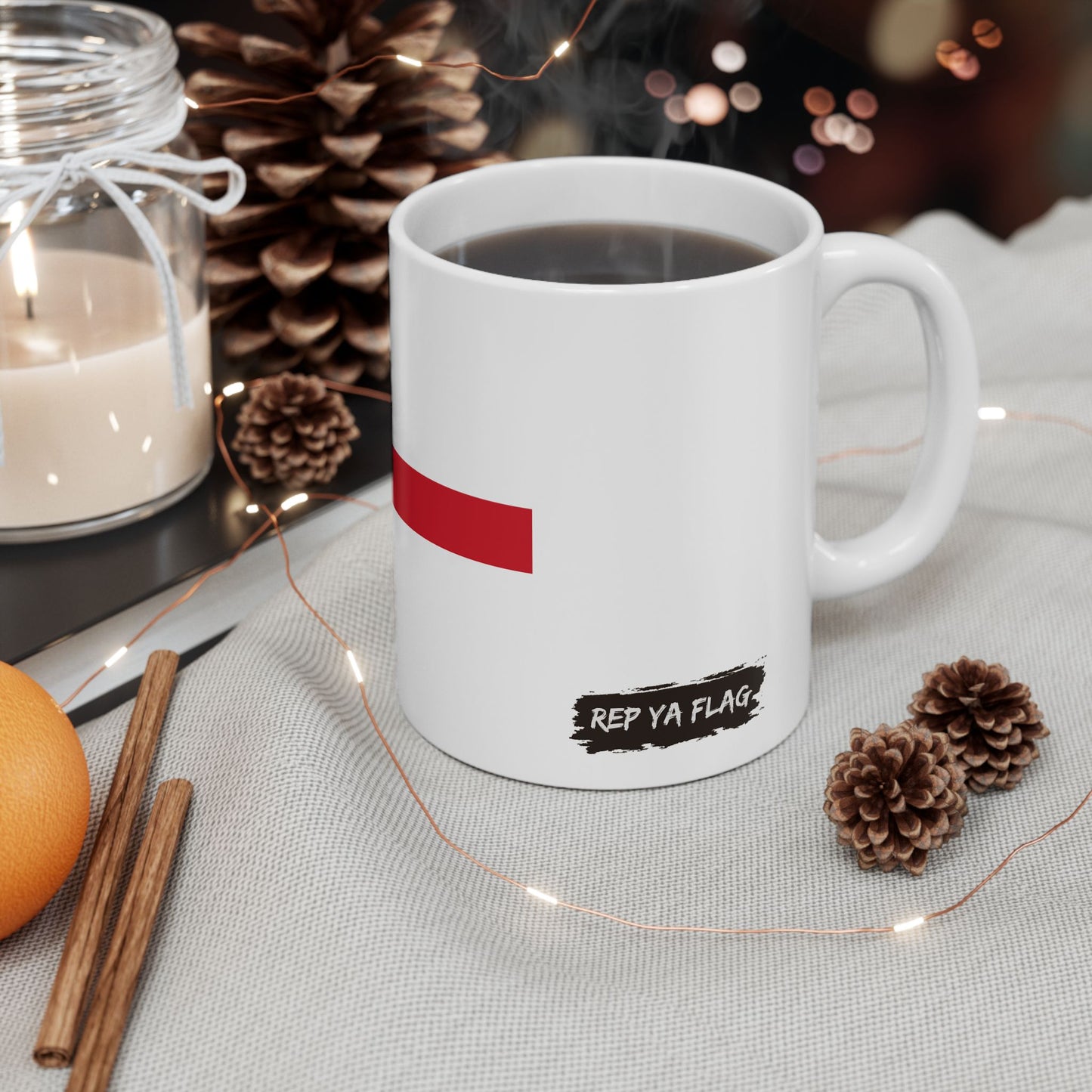 England Flag Coffee Tea Mug 11oz 15oz | Rep Ya Flag Ceramic Mug