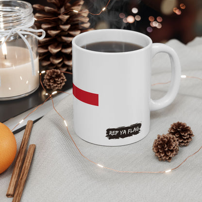 England Flag Coffee Tea Mug 11oz 15oz | Rep Ya Flag Ceramic Mug