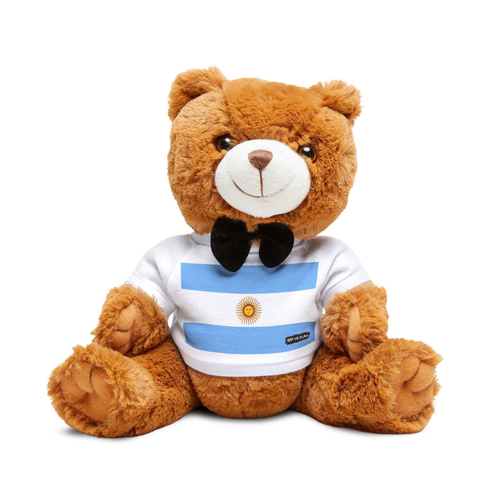 Argentina Flag Teddy Bear Plush Gift | Rep Ya Flag