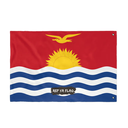 Kiribati Flag Garden Banner | Double Sided Outdoor Flag | Rep Ya Flag