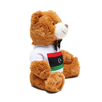 Libya Flag Teddy Bear | Libyan Heritage Plush Gift | Rep Ya Flag