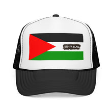 Palestine Flag Foam Trucker Hat | Palestinian Pride Snapback Cap | Rep Ya Flag