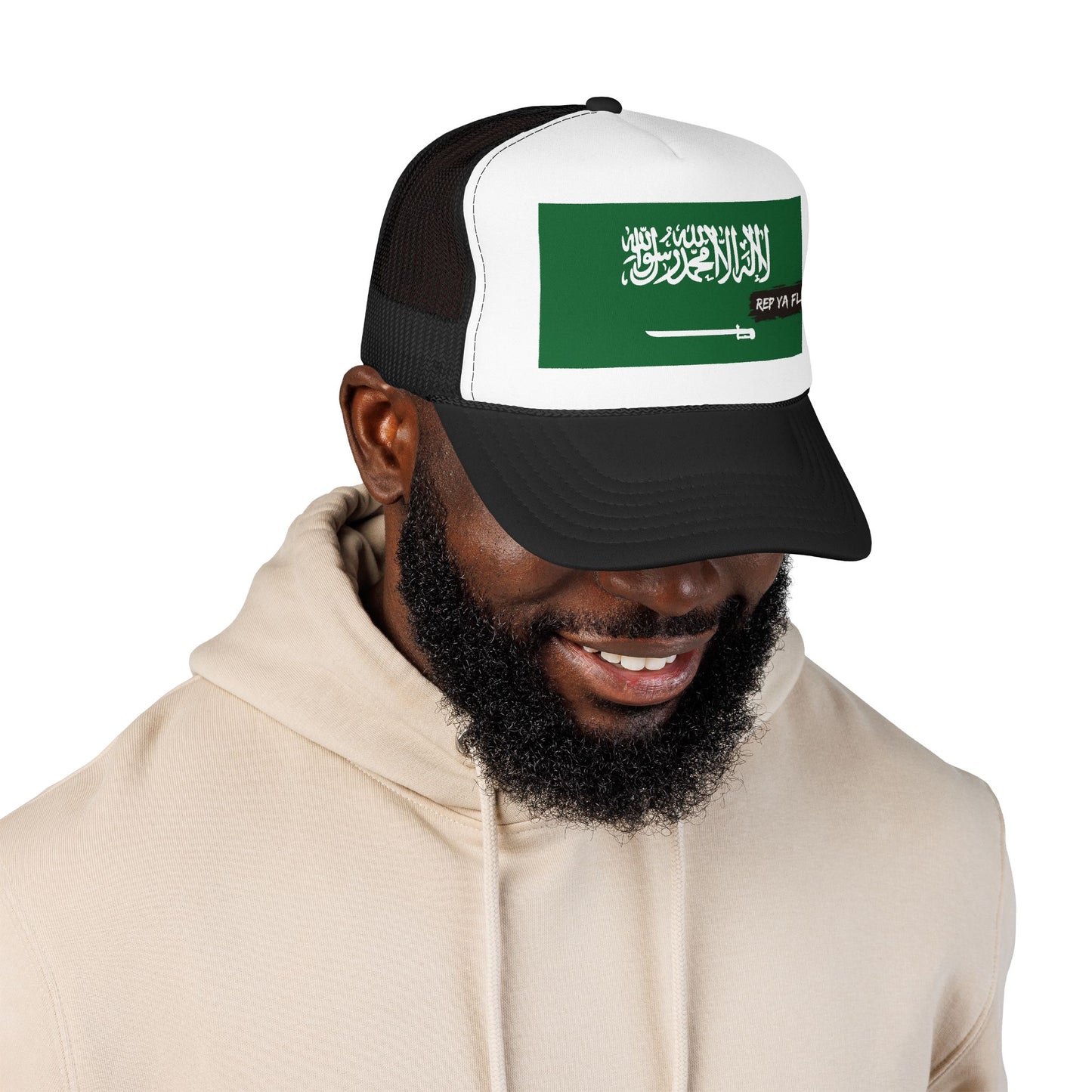 Saudi ArabiaFlag Foam Trucker Hat | São Toméan Pride Snapback Cap | Rep Ya Flag