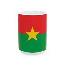 Burkina Faso Flag Coffee Tea Mug 11oz 15oz | Rep Ya Flag Ceramic Mug