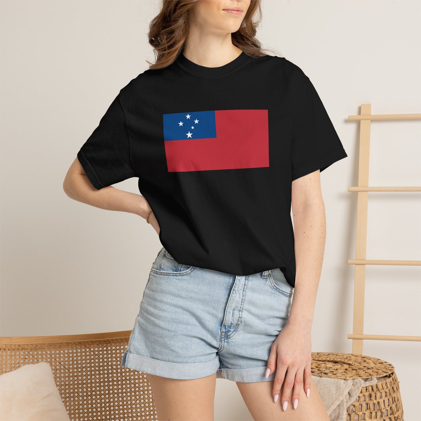Samoa Flag T Shirt | Samoan Heritage Shirt S–4XL | Rep Ya Flag