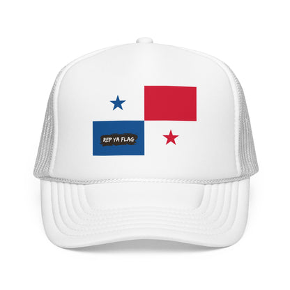 Panama Flag Foam Trucker Hat | Panamanian Pride Snapback Cap | Rep Ya Flag