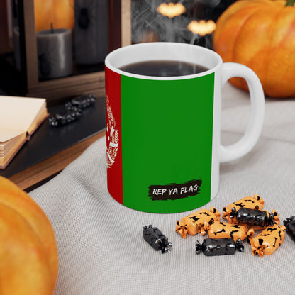 Afghanistan Flag Coffee Tea Mug 11oz 15oz | Rep Ya Flag Ceramic Mug