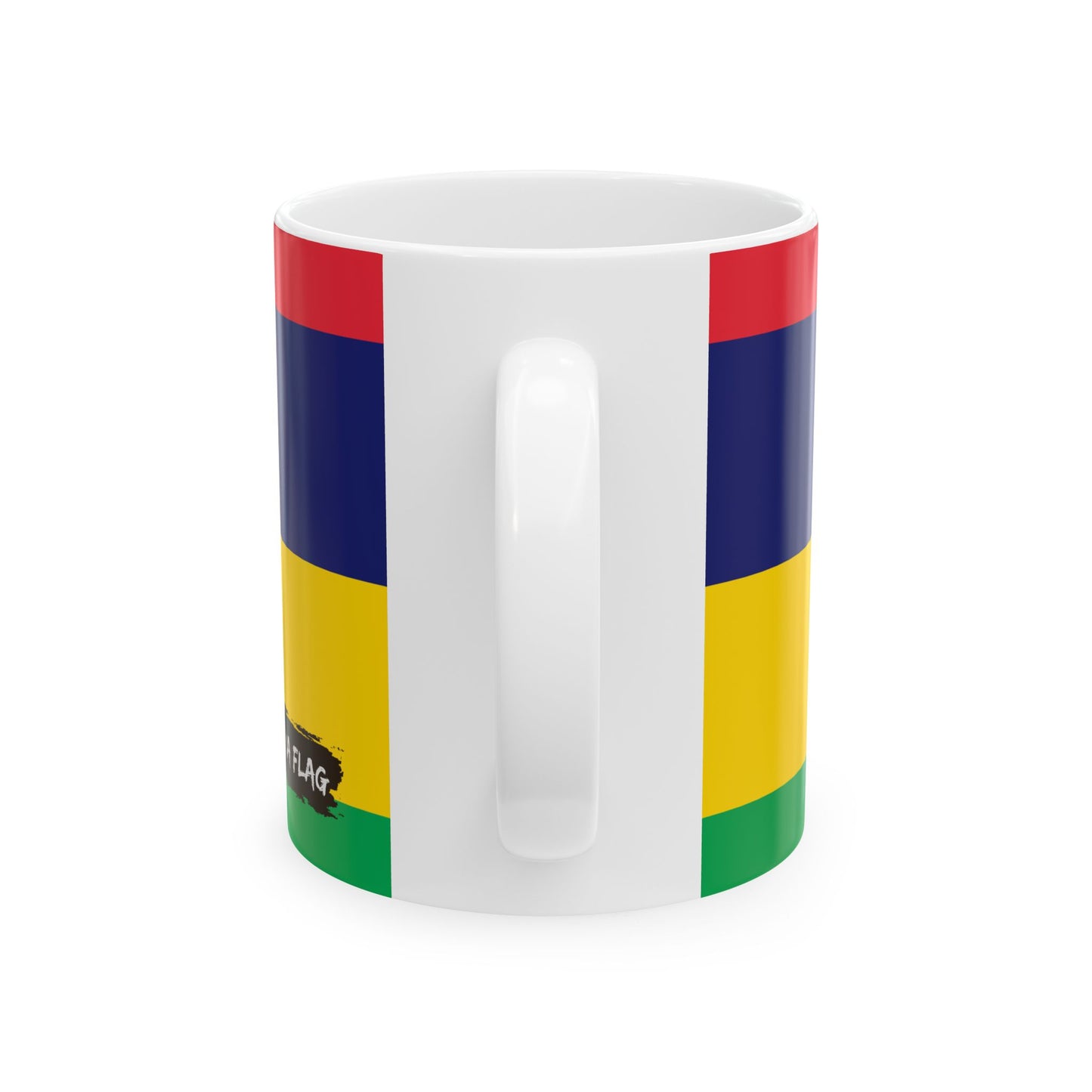 Mauritius Flag Coffee Tea Mug 11oz 15oz | Rep Ya Flag Ceramic Mug
