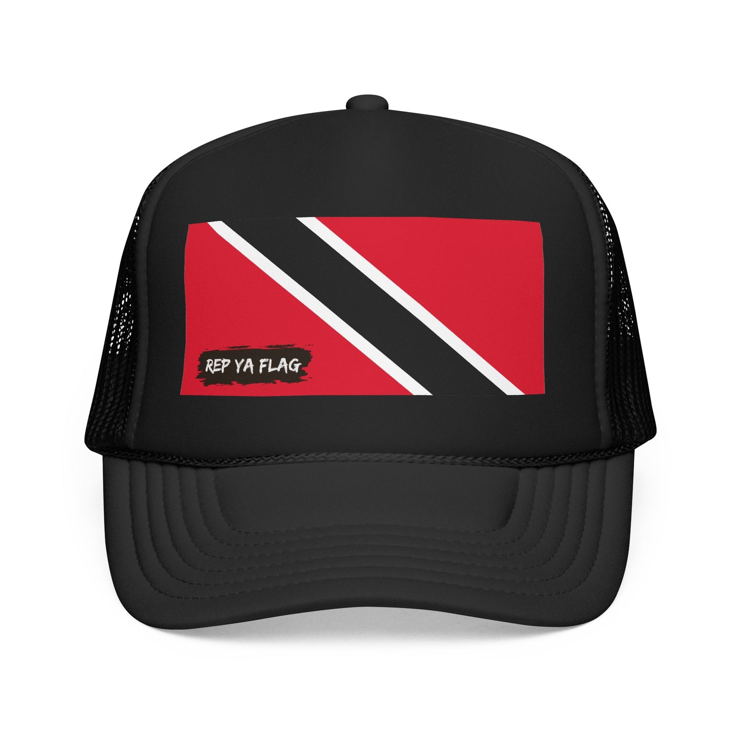 Trinidad and Tobago Flag Foam Trucker Hat | Rep Ya Flag design