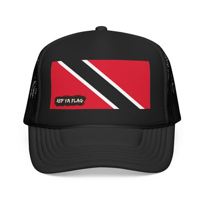 Trinidad and Tobago Flag Foam Trucker Hat | Rep Ya Flag design