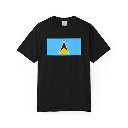 Saint Lucia Flag T Shirt | Saint Lucian Heritage Shirt S–4XL | Rep Ya Flag