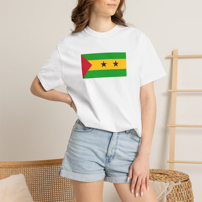 São Tomé and Príncipe Flag T Shirt | São Toméan Heritage Shirt S–4XL | Rep Ya Flag
