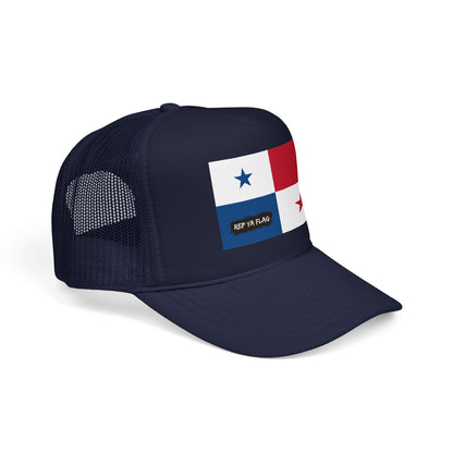 Panama Flag Foam Trucker Hat | Panamanian Pride Snapback Cap | Rep Ya Flag