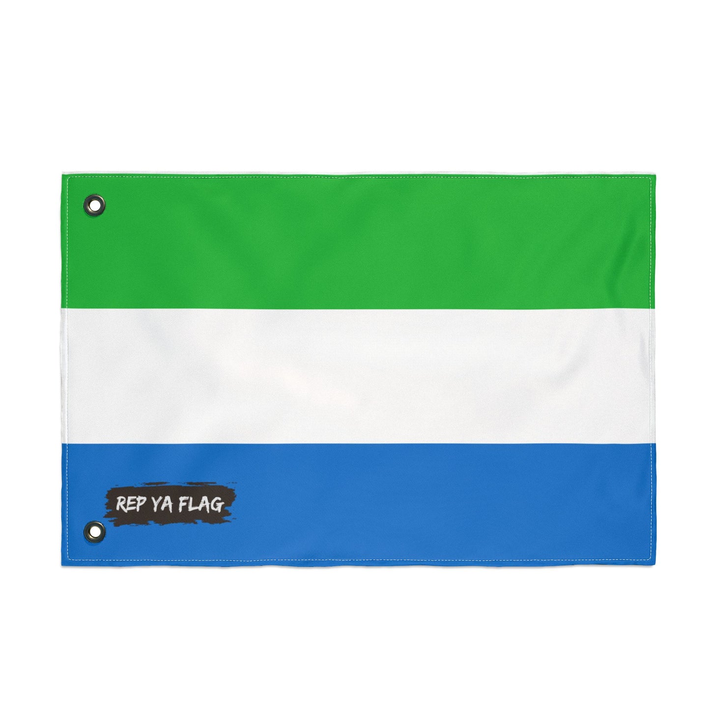 Sierra Leone Flag Garden Banner | Double-Sided Outdoor Flag | Rep Ya Flag