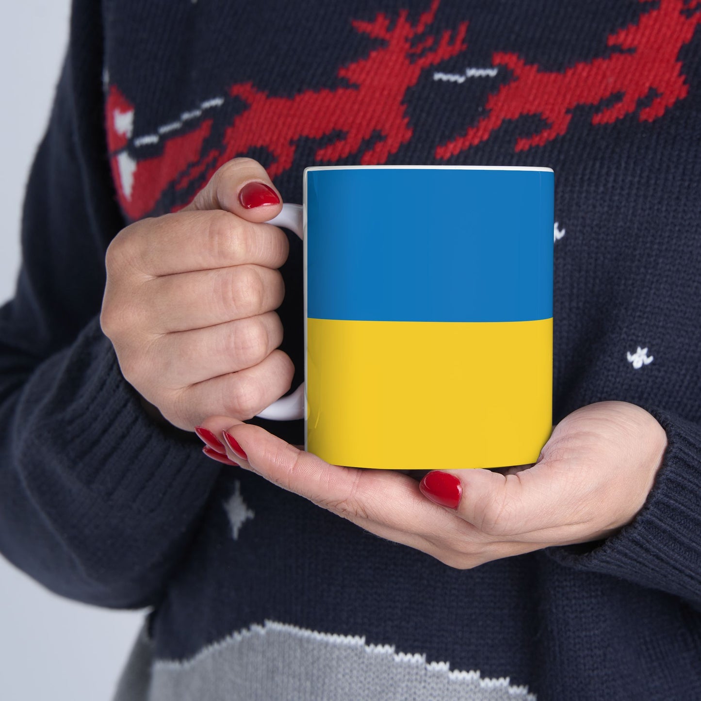 Ukraine Flag Coffee Tea Mug 11oz 15oz | Rep Ya Flag Ceramic Mug