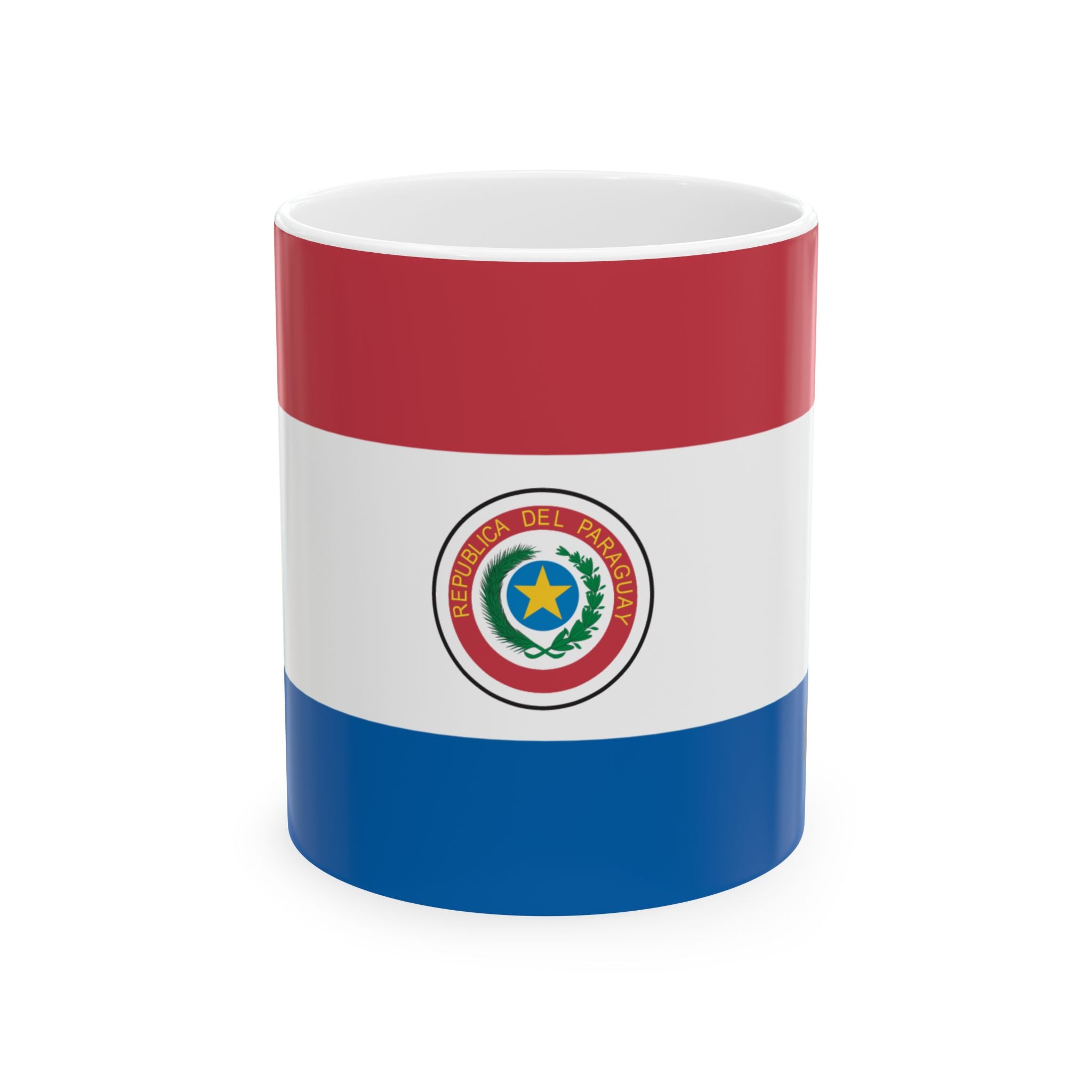 Paraguay Flag Coffee Tea Mug 11oz 15oz | Rep Ya Flag Ceramic Mug