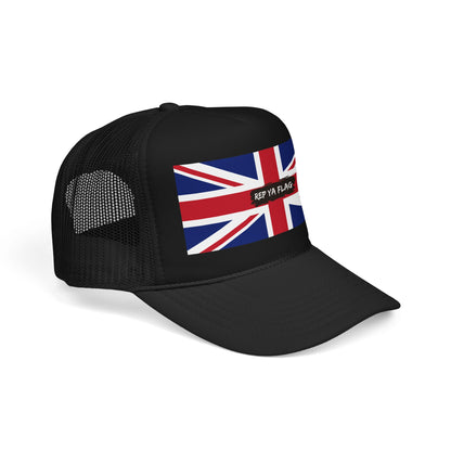 United Kingdom UK Foam Trucker Hat | Rep Ya Flag design