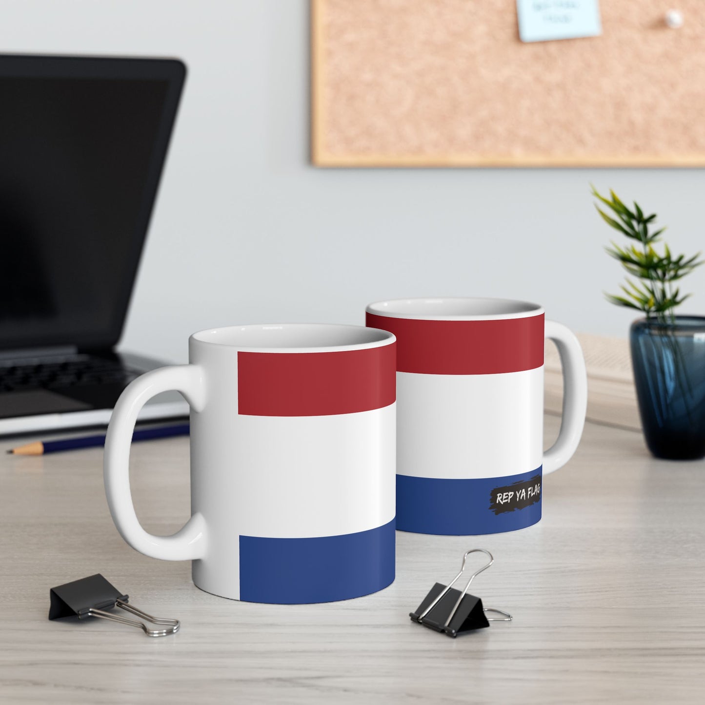 Netherlands Flag Coffee Tea Mug 11oz 15oz | Rep Ya Flag Ceramic Mug