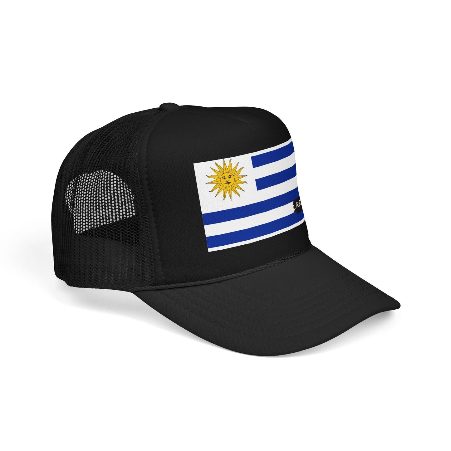 Uruguay Flag Foam Trucker Hat | Rep Ya Flag design