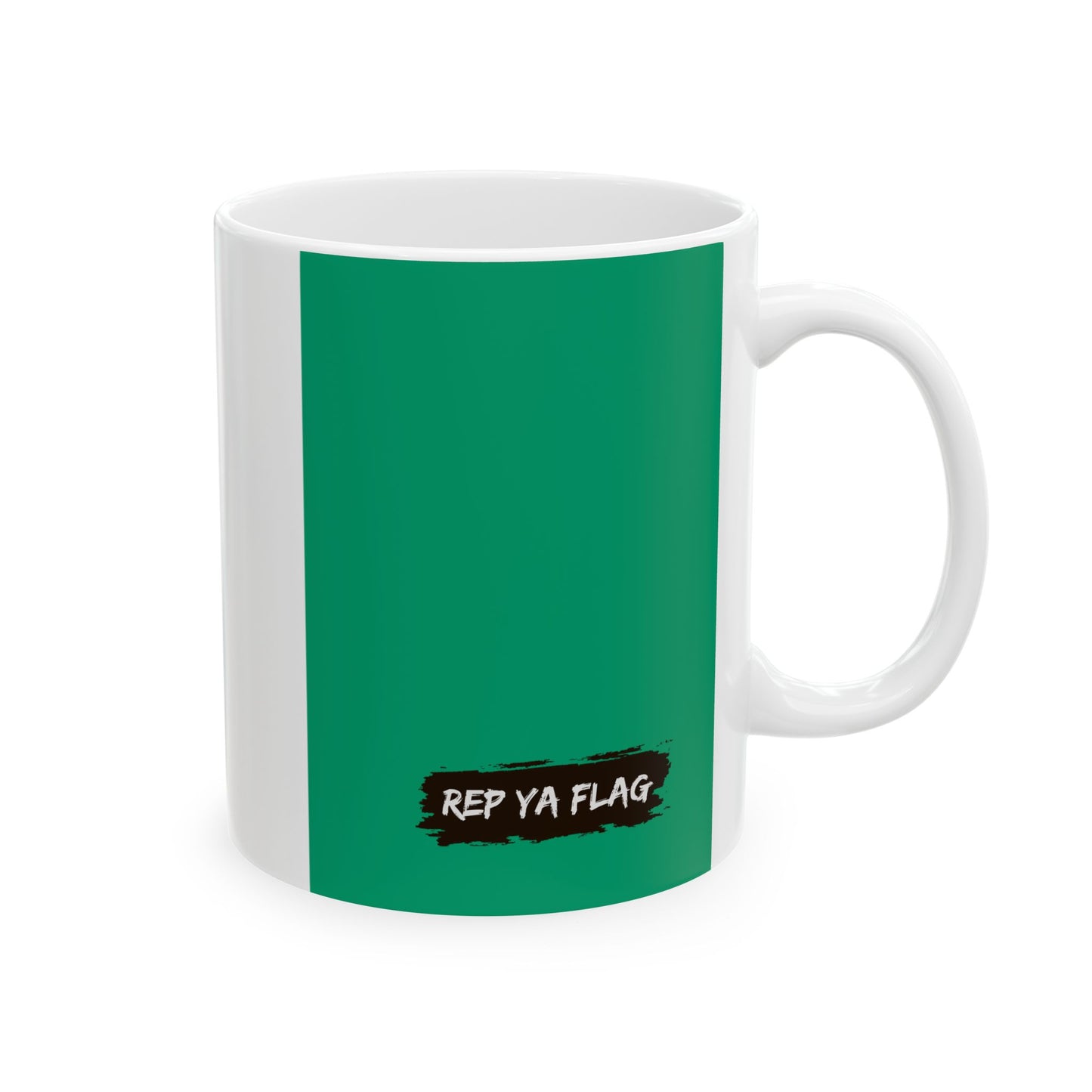 Nigeria Flag Coffee Tea Mug 11oz 15oz | Rep Ya Flag Ceramic Mug