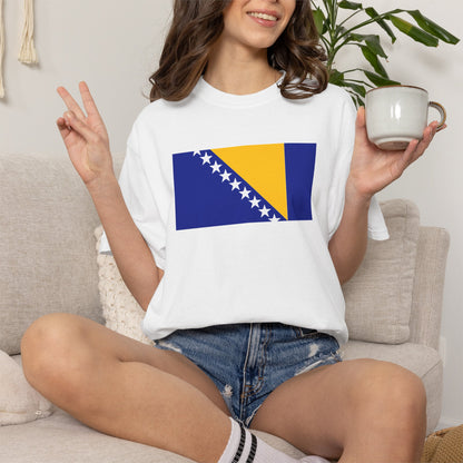 Bosnia and Herzegovina Flag T Shirt | Bosnian Heritage Shirt S-4XL | Rep Ya Flag