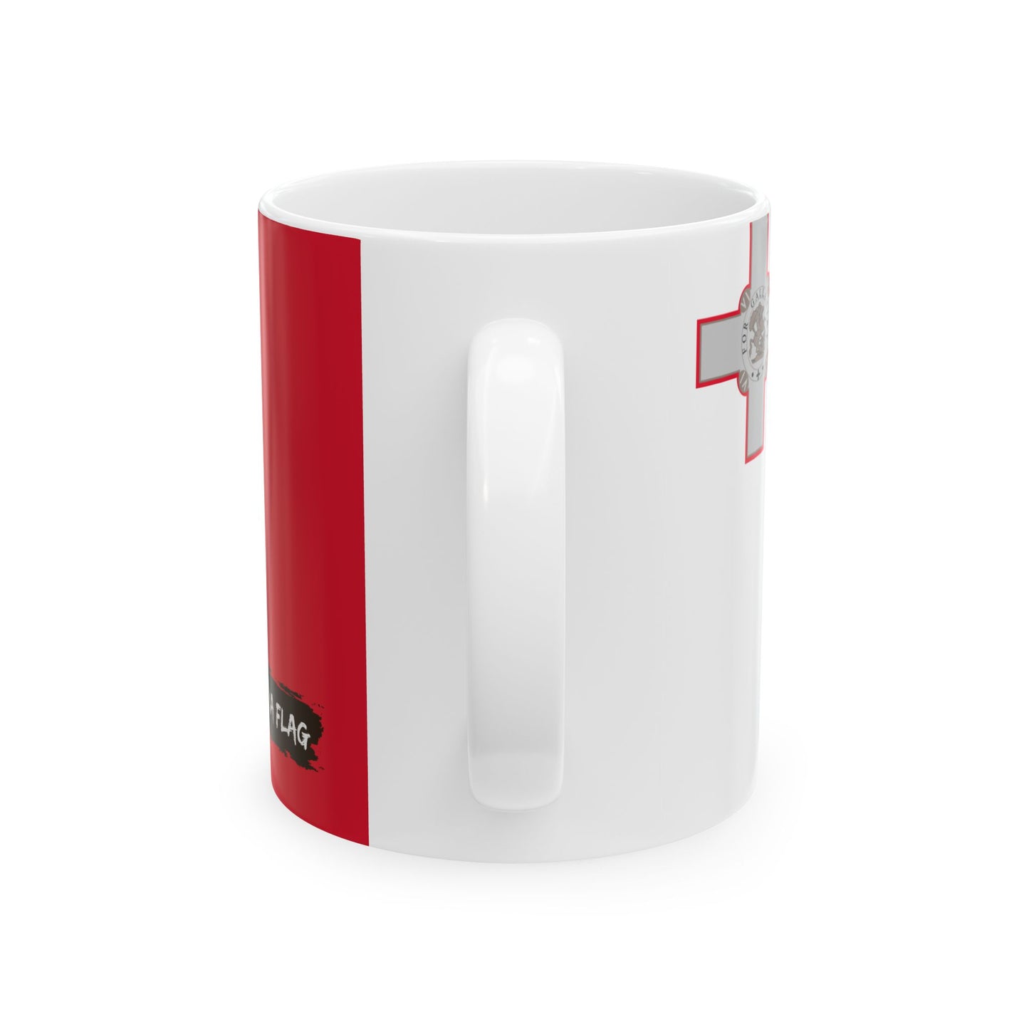 Malta Flag Coffee Tea Mug 11oz 15oz | Rep Ya Flag Ceramic Mug