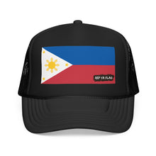 Philippines Flag Foam Trucker Hat | Filipino Pride Snapback Cap | Rep Ya Flag