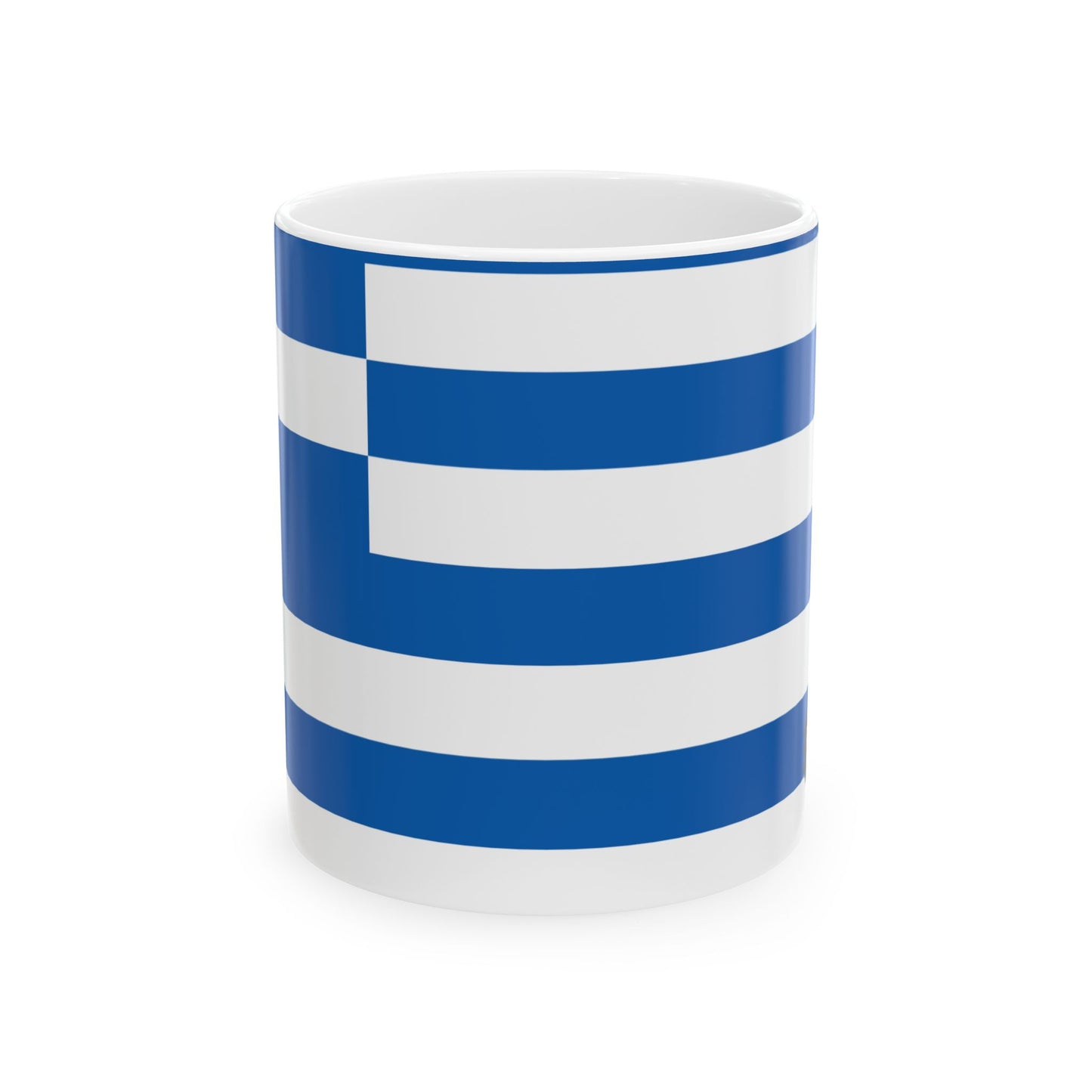 Greece Flag Coffee Tea Mug 11oz 15oz | Rep Ya Flag Ceramic Mug