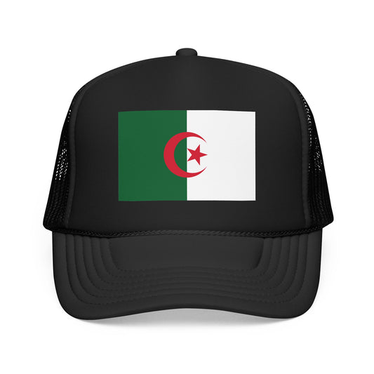 Algeria Flag Foam Trucker Hat – Algerian Snapback Cap