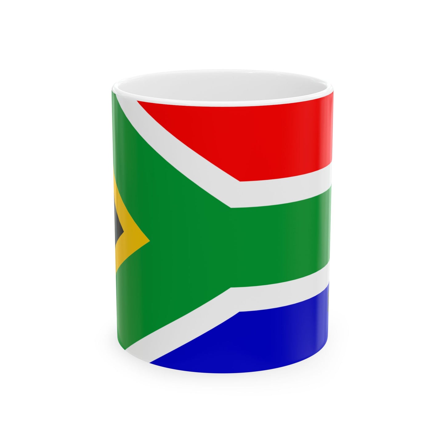 South Africa Flag Coffee Mug 11oz & 15oz | South African Heritage Ceramic Coffee Tea Mug | Rep Ya Flag