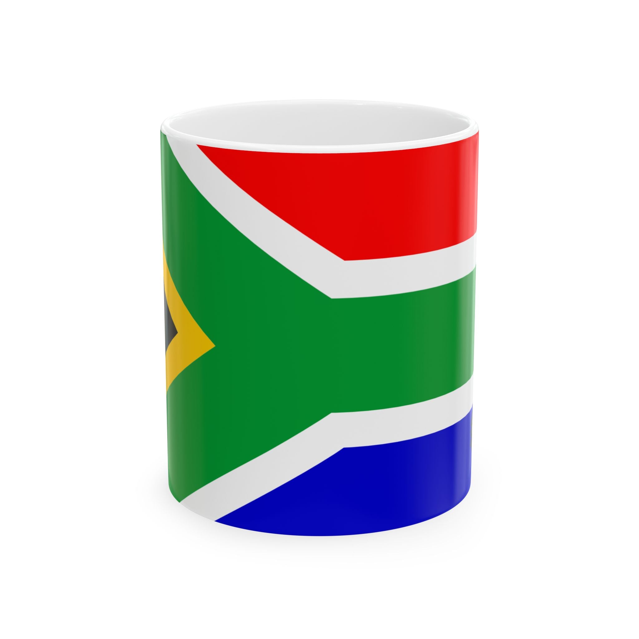 South Africa Flag Coffee Mug 11oz & 15oz | South African Heritage Ceramic Coffee Tea Mug | Rep Ya Flag