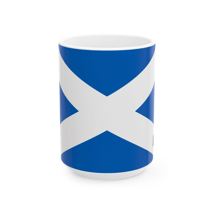 Scotland Flag Coffee Tea Mug 11oz 15oz | Rep Ya Flag Ceramic Mug