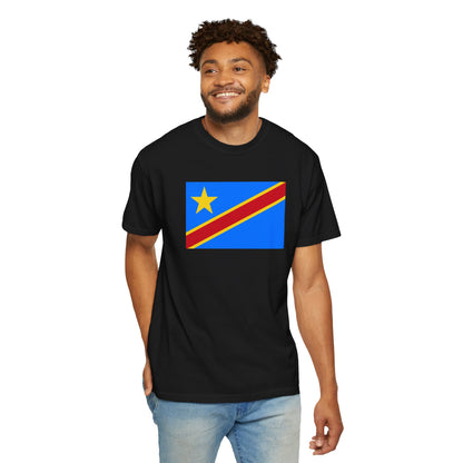 Democratic Republic of the Congo Flag T Shirt | Congolese Heritage Shirt S-4XL | Rep Ya Flag