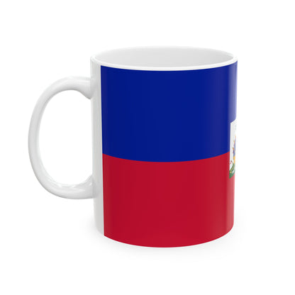 Haiti Flag Coffee Tea Mug 11oz 15oz | Rep Ya Flag Ceramic Mug