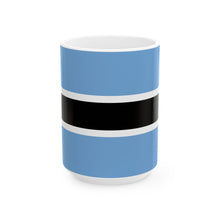 Botswana Flag Coffee Tea Mug 11oz 15oz | Rep Ya Flag Ceramic Mug