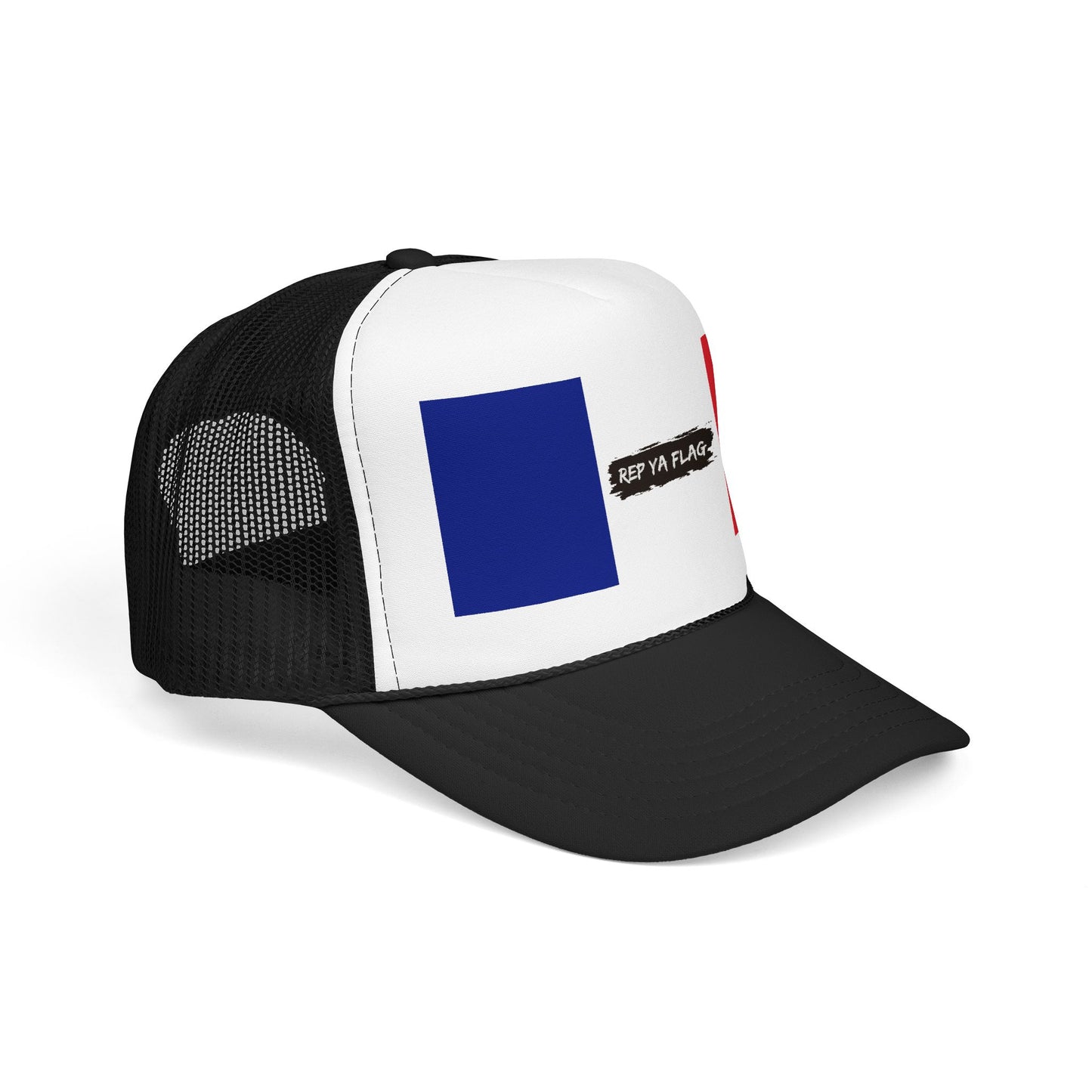 France Flag Foam Trucker Hat | French Pride Snapback Cap | Rep Ya Flag
