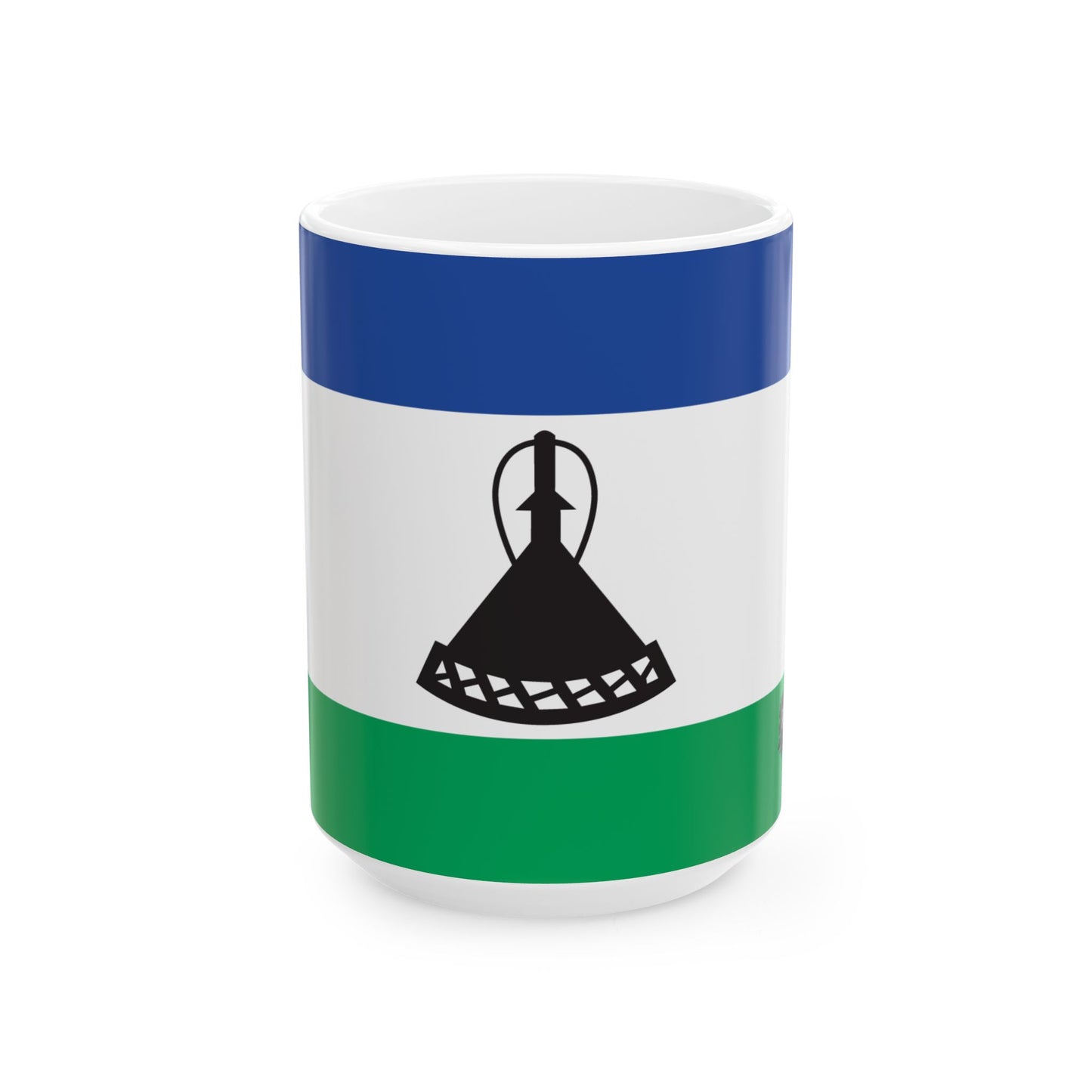 Lesotho Flag Coffee Tea Mug 11oz 15oz | Rep Ya Flag Ceramic Mug