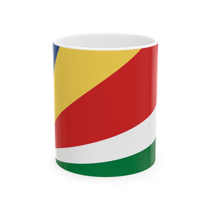 Seychelles Flag Coffee Mug 11oz & 15oz | Seychellois Heritage Ceramic Coffee Tea Mug | Rep Ya Flag