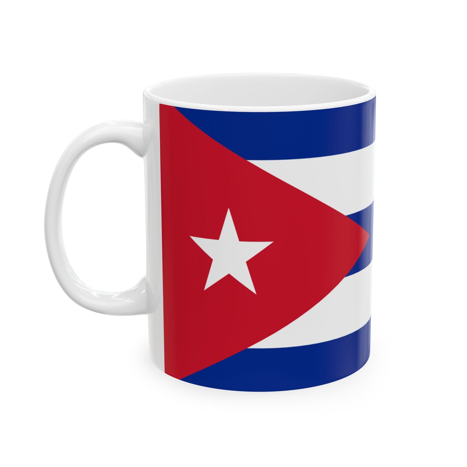 Cuba Flag Coffee Tea Mug 11oz 15oz | Rep Ya Flag Ceramic Mug
