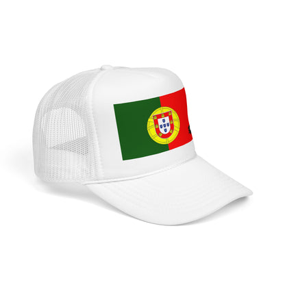 Portugal Flag Foam Trucker Hat | Portuguese Pride Snapback Cap | Rep Ya Flag