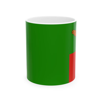 Zambia Flag | Coffee Tea Ceramic Mug Cup | 11oz 15oz | Rep Ya Flag
