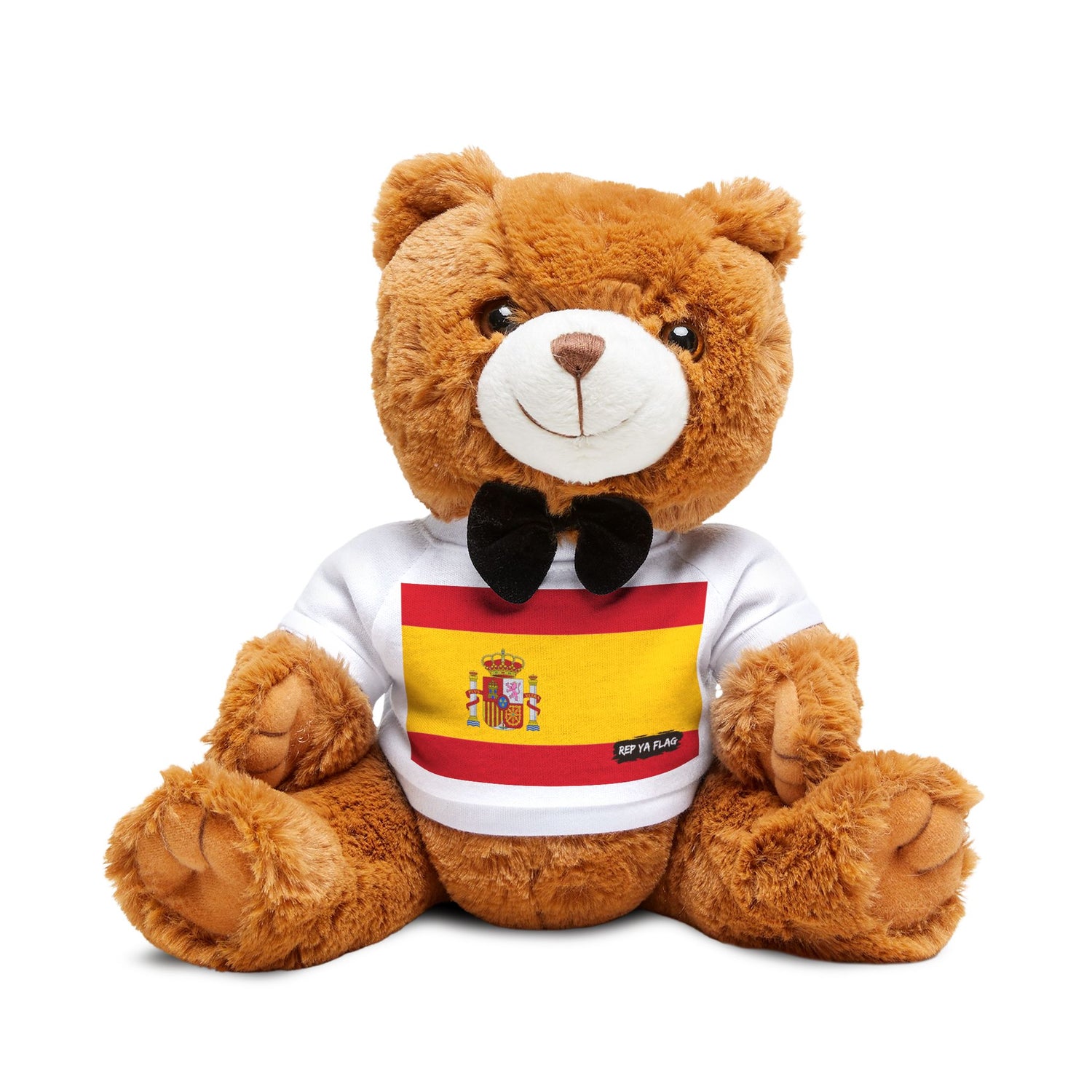Spain Teddy Bear | Spain Flag Plush | Spanish Gift | Cultural Stuffed Animal | Heritage Keepsake Bear