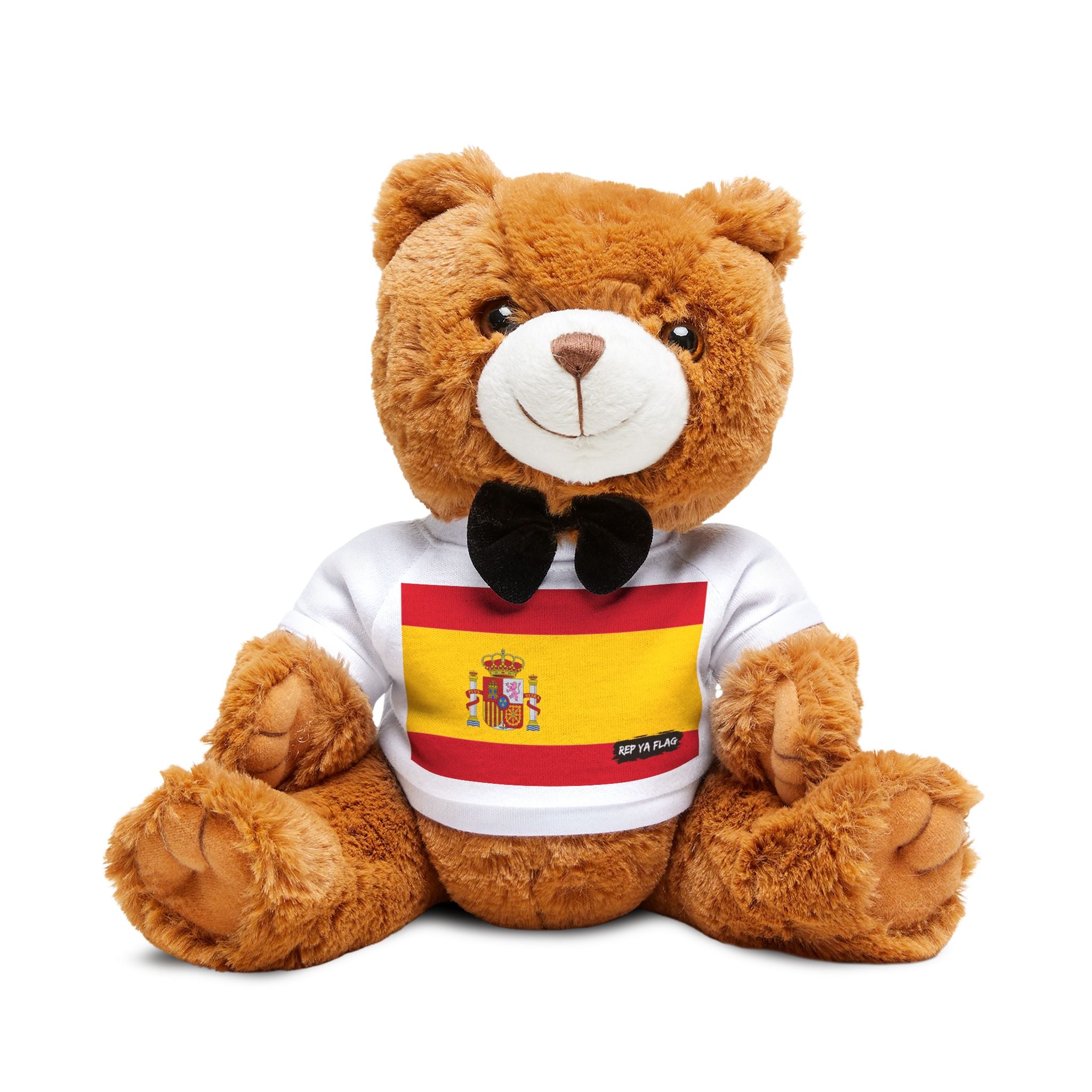 Spain Teddy Bear | Spain Flag Plush | Spanish Gift | Cultural Stuffed Animal | Heritage Keepsake Bear
