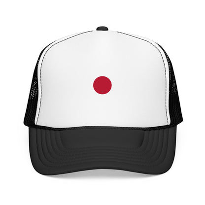 Japan Flag Foam Trucker Hat | Japanese Pride Snapback Cap | Rep Ya Flag