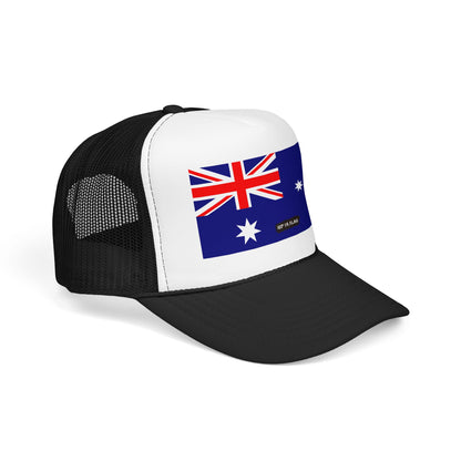 Australia Flag Foam Trucker Hat | Australian Pride Snapback Cap | Rep Ya Flag