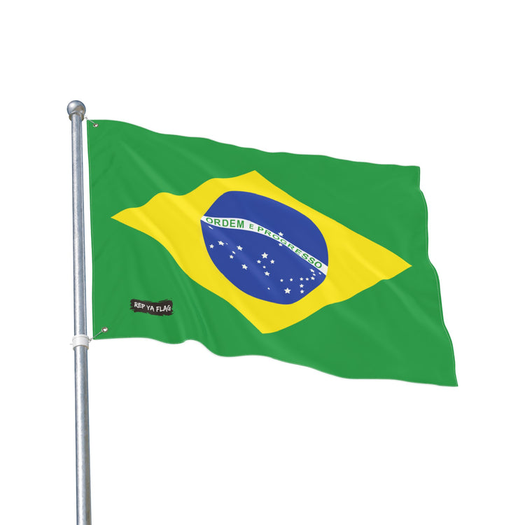 Brazil Flag Garden Flag – Double‑Sided Outdoor Banner