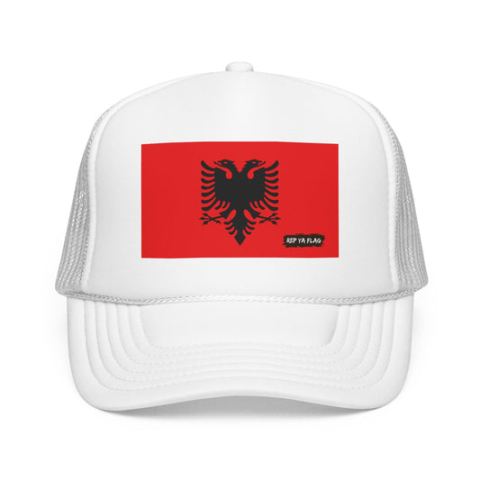 Albania Flag Foam Trucker Hat – Albanian Pride Snapback